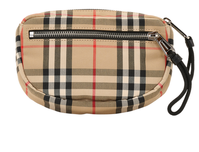 Cannon Bum Bag, &pound;210, Handbags, Beige/Black/Red, Canvas, Front view